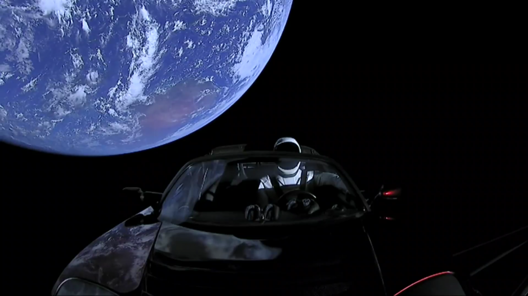 Tesla Roadster na orbicie